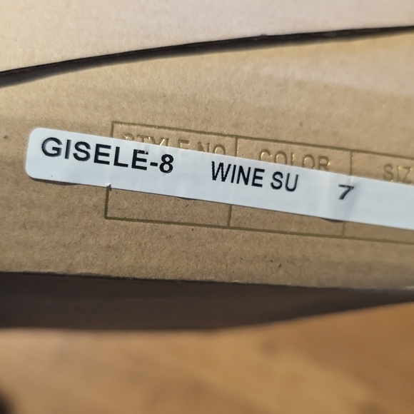 Elegant Burgundy Suede Sexy Gesele_8 Thigh High Boutique Boots - Picture 13 of 17